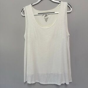 MiracleBody Cream Sleeveless Relaxed Tank